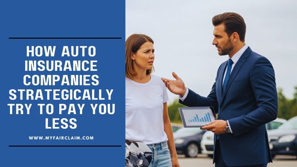 How Auto Insurance Companies Strategically Try to Pay You Less