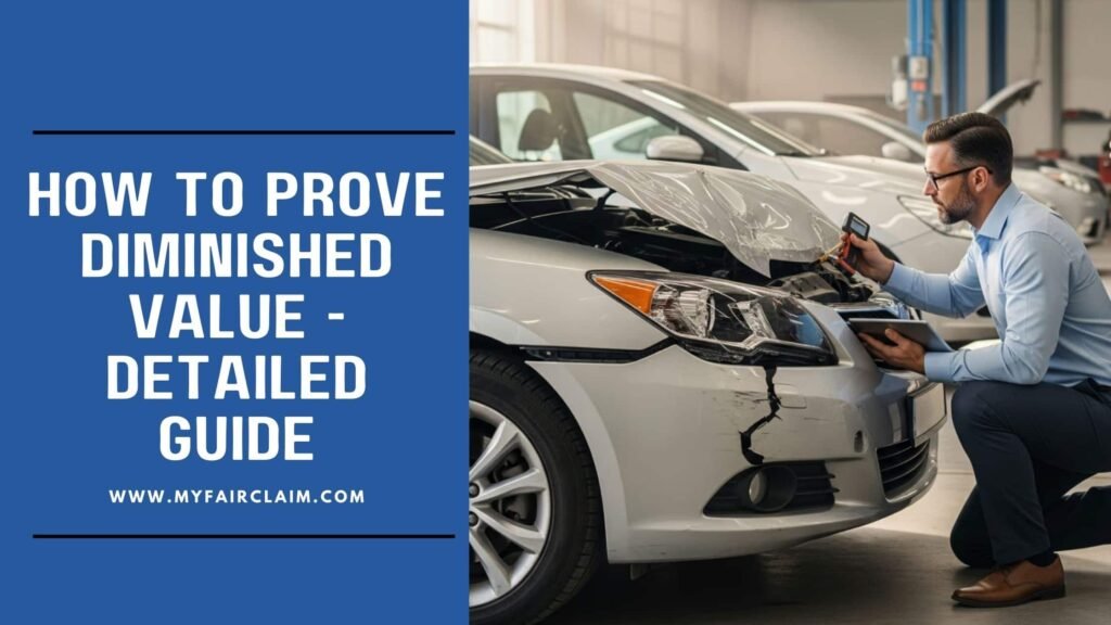 How to Prove Diminished Value – The Simple, Clear, No-Nonsense Guide