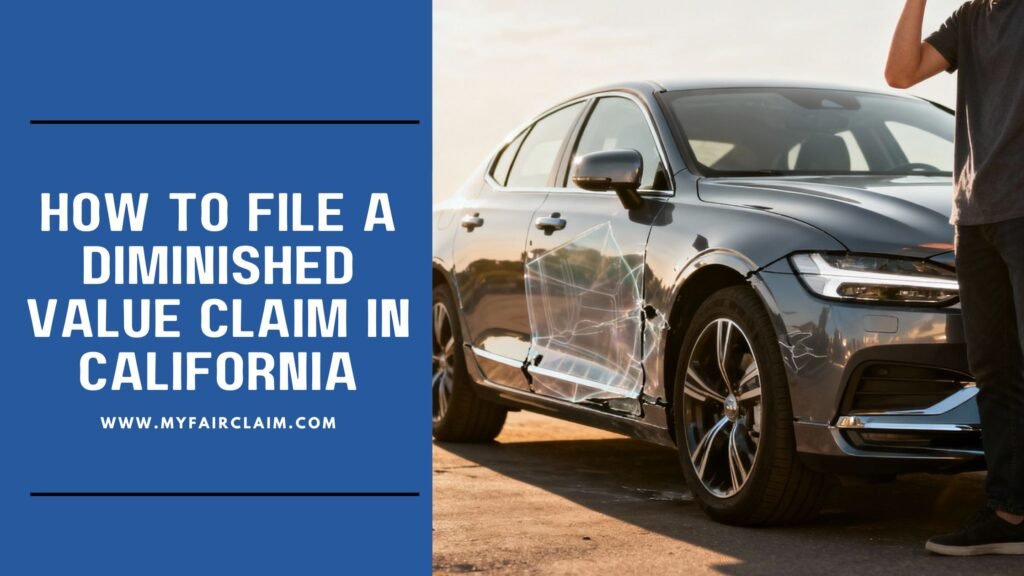 How to File a Diminished Value Claim in California