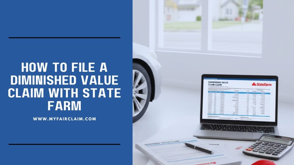 How to File a Diminished Value Claim with State Farm