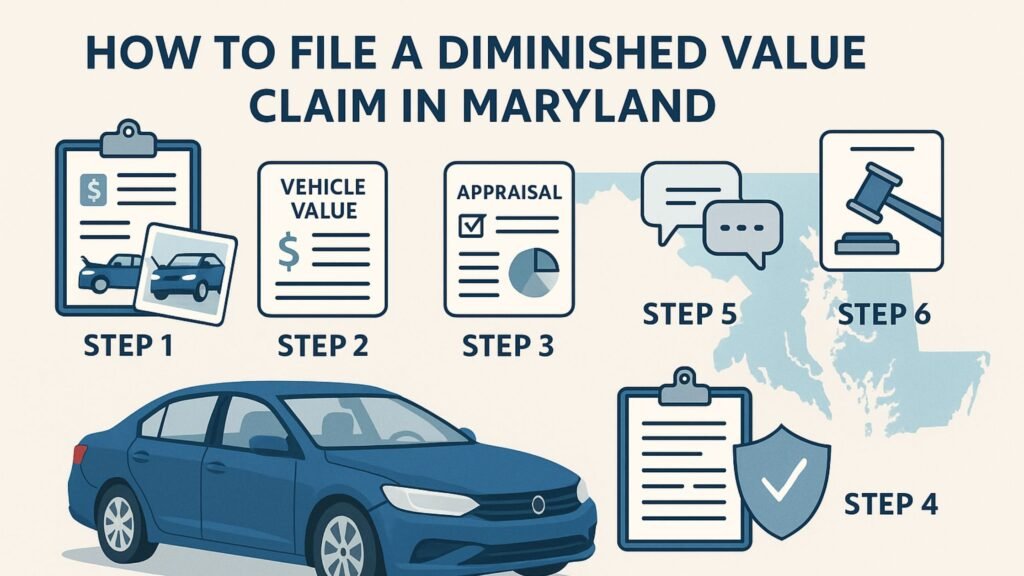 File a Diminished Value Claim in Maryland