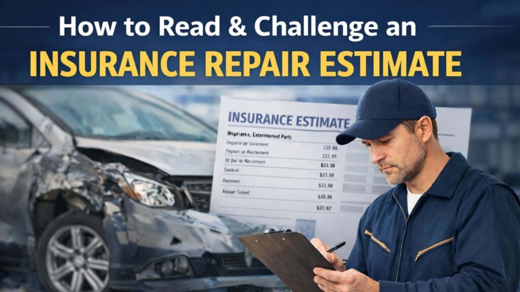 How to Read and Challenge an Insurance Repair Estimate (Complete Guide)