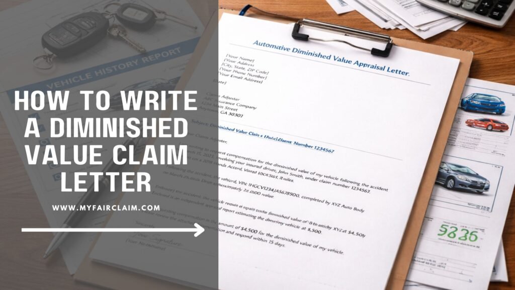 How to Write a Diminished Value Claim Letter