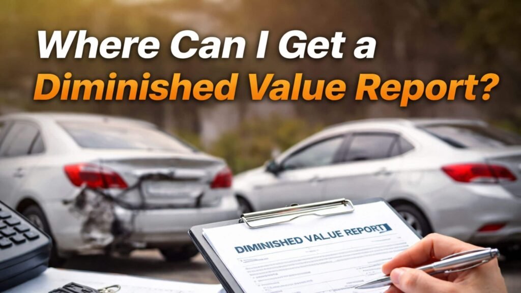 Where Can I Get a Diminished Value Report?