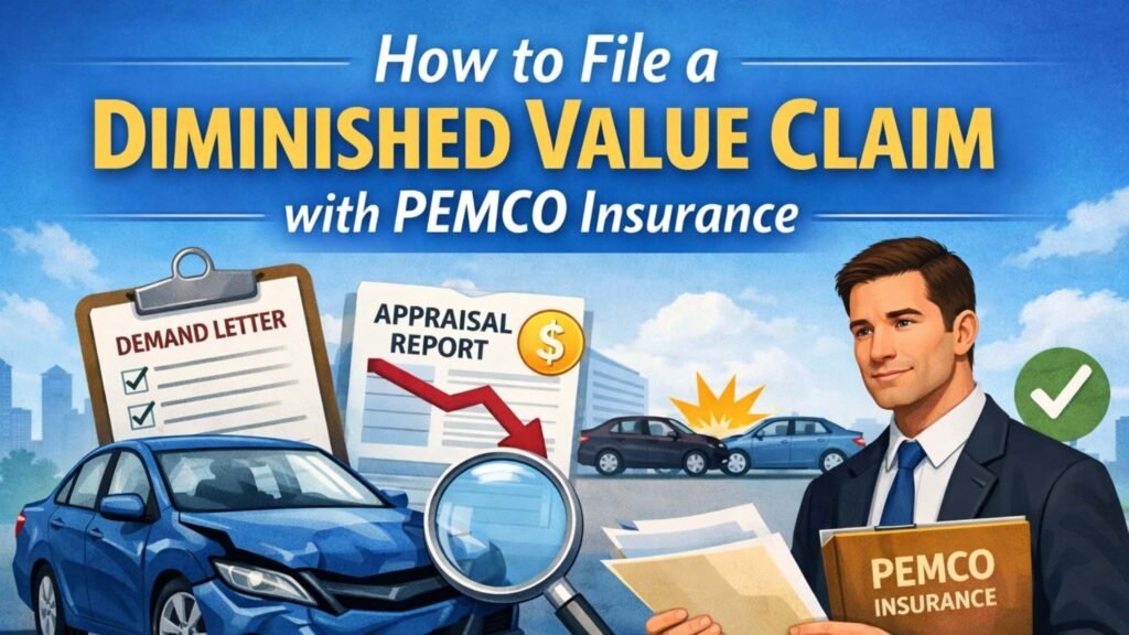 Step-by-Step Guide to File a Diminished Value Claim with PEMCO Insurance